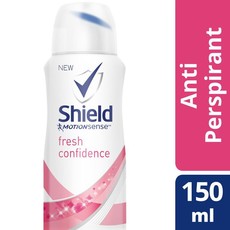 Shield Women Fresh Confidence Antiperspirant Aerosol - 150ml (6 Pack)