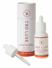 CBD LUXE BE ALERT -1000mg Full Spectrum Hemp Oil Phyto Cannibinoid Rich