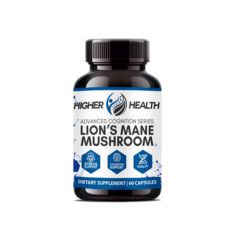 Higher Health - Lion's Mane Mushroom (30% Polysaccharide) Extract Capsules