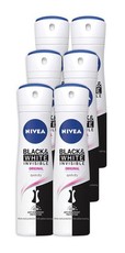 NIVEA Invisible for Black & White Original 48h Deodorant Spray - 6 x 150ml