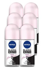 Nivea Invisible for Black & White Original 48h Deodorant Roll-on 6 x 50ml