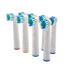 8 Pack Toothbrush Heads - Precision Clean Toothbrush Heads for Oral B