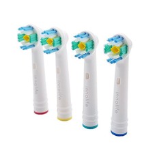 4 Pack Toothbrush Heads - Pro White Toothbrush Heads for Oral B