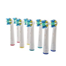 8 Pack Toothbrush Heads - Floss Action Toothbrush Heads for Oral B