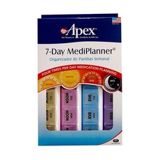 Apex Mediplanner II, 21x3x14cm, 7 Days 4 p/d, holds 27 asprin