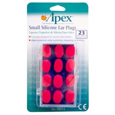 Apex Kids & Ladies Neon Soft Silicone Ear Plugs