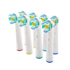 8 Pack Toothbrush Heads - Pro White Toothbrush Heads for Oral B