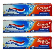 Aquafresh - Extreme Clean Deep Action Toothpaste (3 x 75ml)