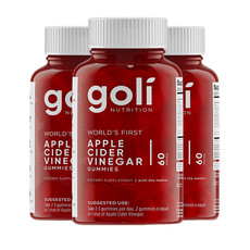 Goli Gummy 3 Month Supply - 3 Bottles