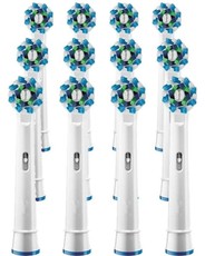 T-CARE Toothbrush Replacement Heads Oral-B Cross Action - 28 Pack