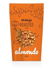 OhMega Almonds Roasted 250g