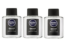 NIVEA Men - Aftershave Lotion Deep (3 x 100ml)