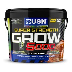 USN Super Strength Grow 5000 4kg Double Chocolate - Mass Gainer