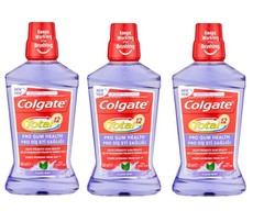 Colgate - Total Pro Gum Health Mouthwash - Clean Mint (3 x 500ml)