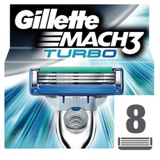 Gillette Mach3 Turbo Blades - 8's