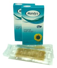 Mandy's Face Wax Strips - 2 x 20'S (10 double sided)