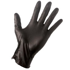 Disposable Gloves - Black (Medium)