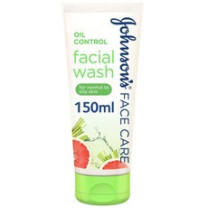 JOHNSON'S, Facial Wash, Face Care, Oil Control, Normal to Oily Skin, 150ml