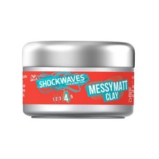 Wella Shockwaves Messy Matt Clay