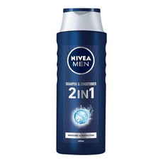 NIVEA Men 2 in 1 Shampoo & Conditioner with Aloe Vera - 400ml