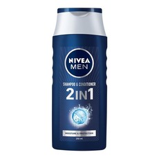 NIVEA Men 2 in 1 Shampoo & Conditioner with Aloe Vera - 250ml