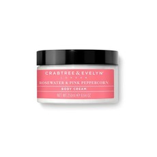Crabtree and Evelyn Rosewater & Pink Peppercorn Body Cream - 250g