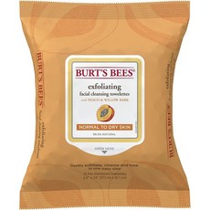 Burt's Bees Towelettes - Peach Exfoliating (25 Count)