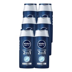 NIVEA Men 2-In-1 Shampoo - 6 x 250ml