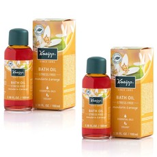 Kneipp Bath Oil - Stress Free with Mandarin & Orange - 100 ml - Set of 2