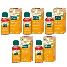 Kneipp Bath Oil - Stress Free with Mandarin & Orange - Mini 20ml - Set of 5