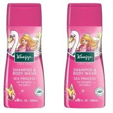 Kneipp Body Wash & Shampoo - Raspberry Sea Princess - 200 ml - Set of 2