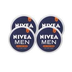 NIVEA Men UV Even Tone Face Cream Tin - 4 x 75ml