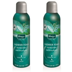 Kneipp Shower Foam - Refreshing with Mint & Eucalyptus - 200 ml x 2