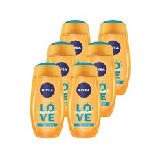 NIVEA sunshine love shower gel / body wash - 6 x 250ml