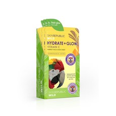 Skin Republic Hydrate + Glow Parrot Face Mask Sheet