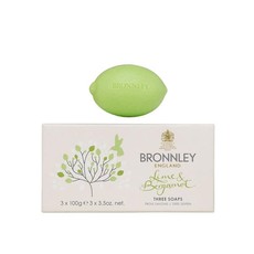 Bronnley Lime & Bergamot Soap Set of 3 x 100g