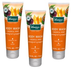 Kneipp Body Wash - Cheerful Mind with Passionfruit & Grapefruit - 75ml x 3