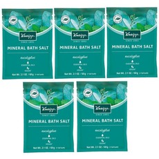 Kneipp Mineral Bath Salt with Eucalyptus Mini 60g Sachet - Set of 5