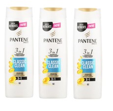 Pantene-Pro-V 3in1 Classic Clean Shampoo, Conditioner & Treatment (3x360ml)