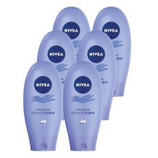 NIVEA Smooth Care Hand Cream - 6 x 75ml