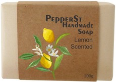 PepperSt Handmade Glycerine Soap - Lemon (200g)