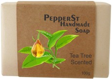 PepperSt Handmade Glycerine Soap - Tea Tree (100g)