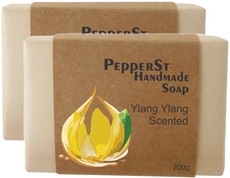 PepperSt Handmade Glycerine Soap - Ylang Ylang (2 X 200g)