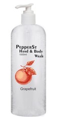 PepperSt Hand & Body Wash - Grapefruit 1l