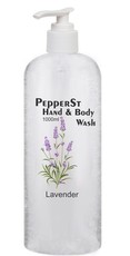 PepperSt Hand & Body Wash - Lavender (3 x 1l)