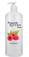 PepperSt Hand & Body Wash - Raspberry (500ml)