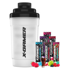 X-Gamer Shaker Mix 6 Pack Energy Drink and Vitamin Supplement