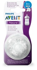 Avent - Teat Natural Medium Flow 3 M