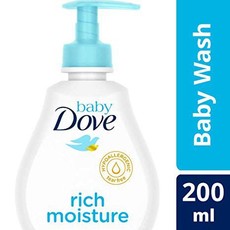 Baby Dove Rich Moisture Body Wash - 6 x 200ml