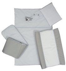 Cabbage Creek - Cot Linen Set of 5 - Grey